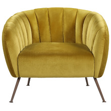 Asha Velvet Accent Chair